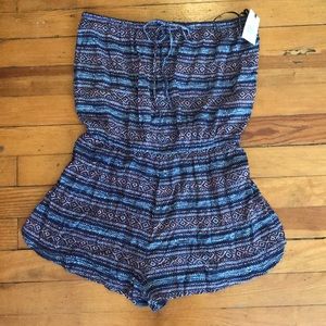 Volcom strapless romper